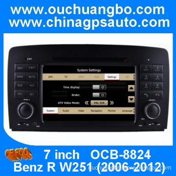 Ouchuangbo Car Radio DVD Stereo GPS Navigation for Mercedes Benz R W251(2006-2012)